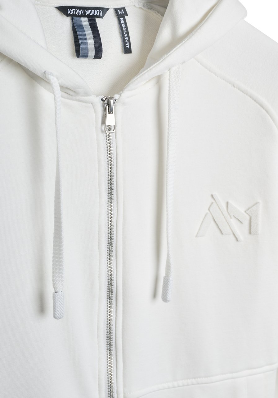 Antony Morato SWEATSHIRT REGULAR FIT WITH SPONGE LOGO PRINT Beige