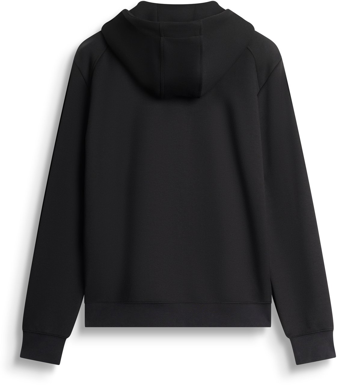 Antony Morato HOODIE REGULAR FIT WITH LOGOED METAL BADGE ON RUBBER PATCH Zwart