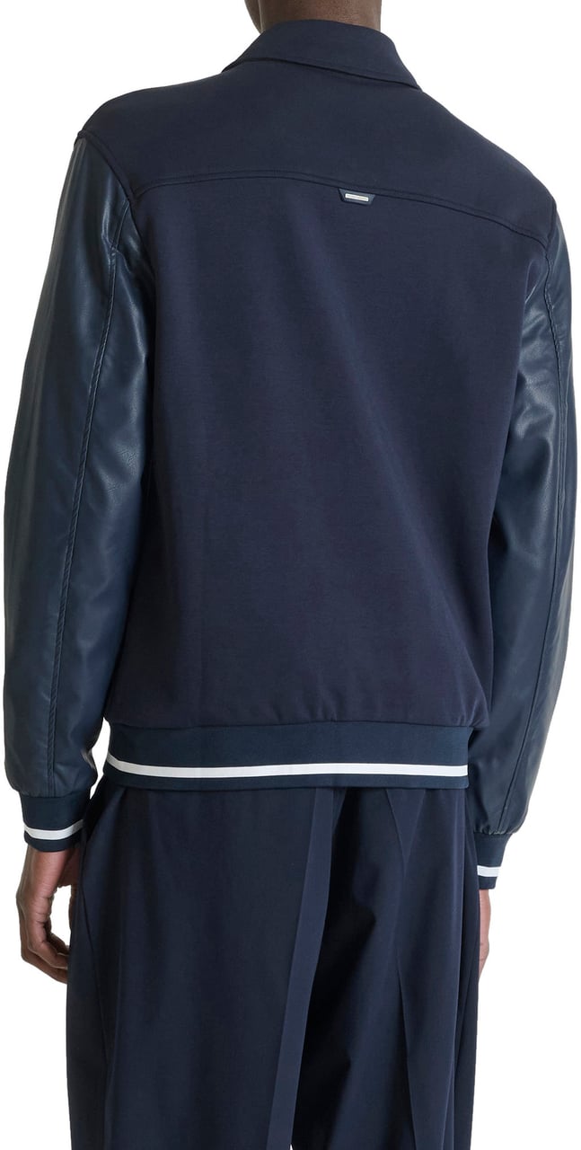 Antony Morato BOMBER REGULAR FIT WITH LOGO PATCH ON BACK SHOULDER Blauw