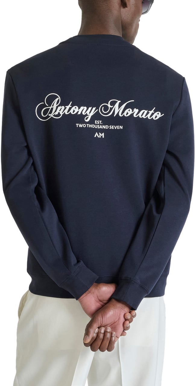 Antony Morato SWEATSHIRT REGULAR FIT Blauw