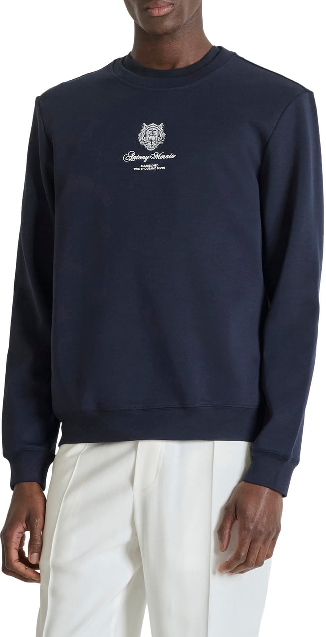 Antony Morato SWEATSHIRT REGULAR FIT Blauw