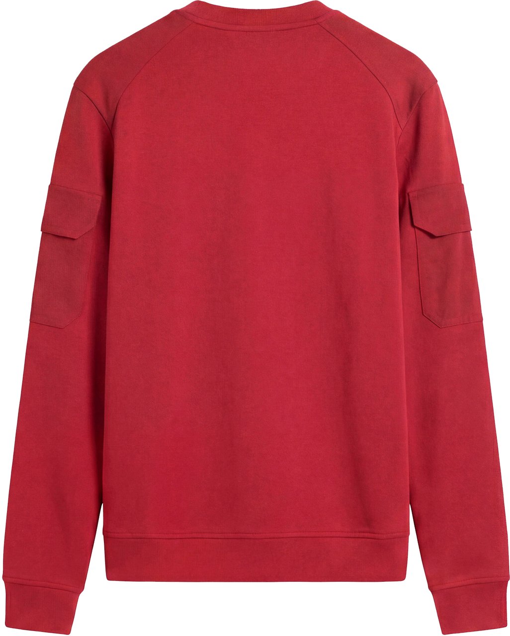 Antony Morato FLEECE REGULAR FIT ROUND NECK FABRIC WITH RUBBER METAL PLATE ON SLEEVE Rood