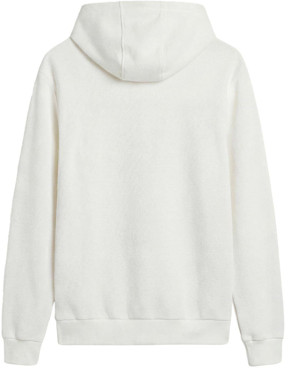 Antony Morato HOODIE RELAXED FIT IN DOBBY WITH EMBROIDERED LOGO Beige