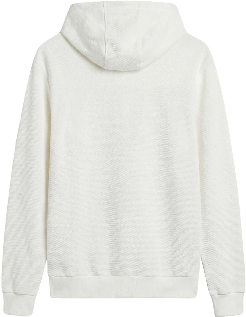 Antony Morato HOODIE RELAXED FIT IN DOBBY WITH EMBROIDERED LOGO Beige