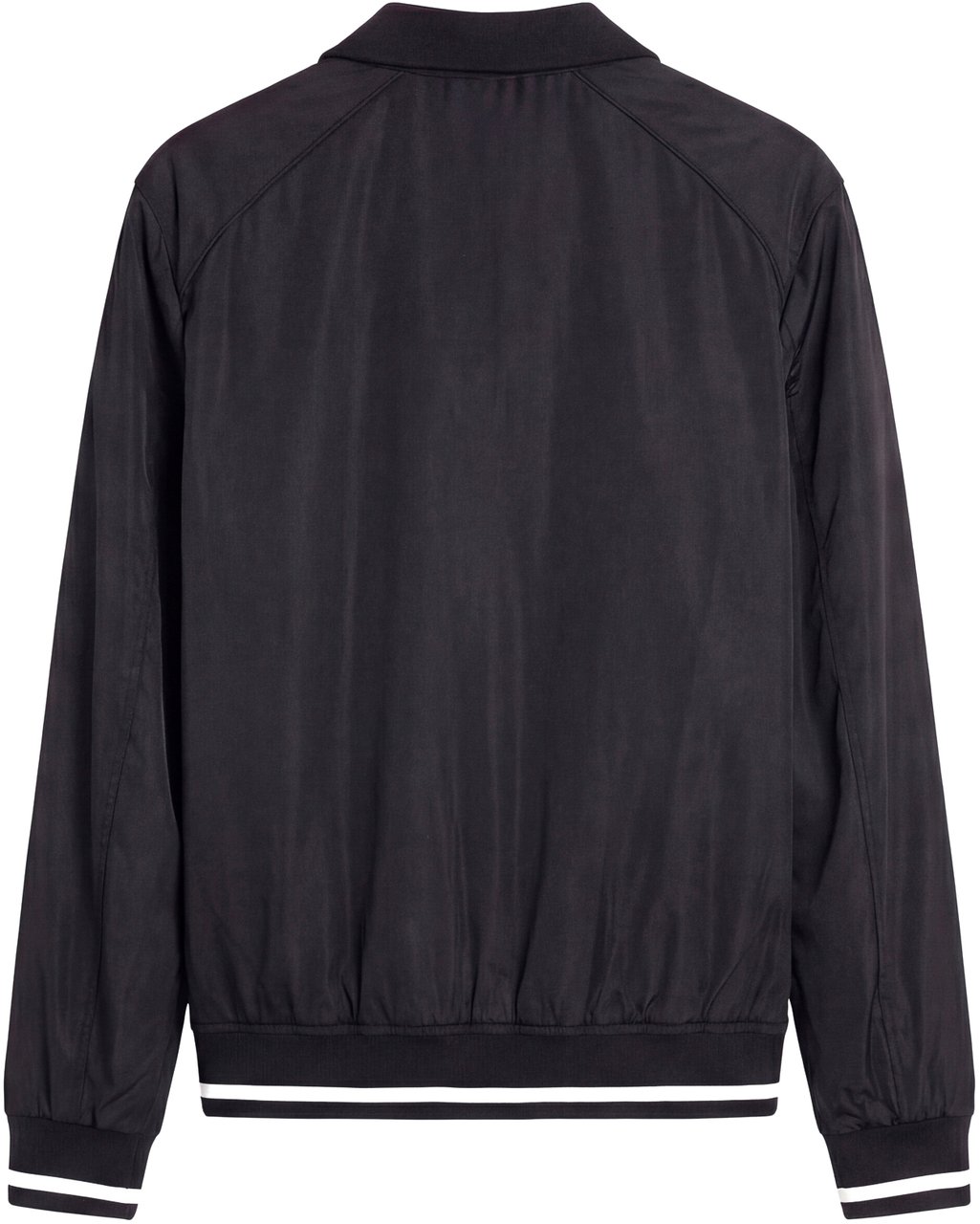 Antony Morato BOMBER FLEECE REGULAR FIT WITH FAKE LEATHER SLEEVES WITH METAL RUBBER  PLATE Zwart