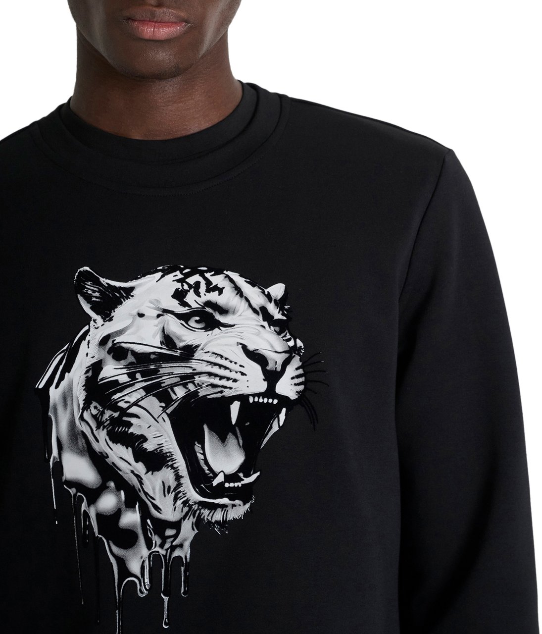 Antony Morato SWEATSHIRT REGULAR FIT Zwart