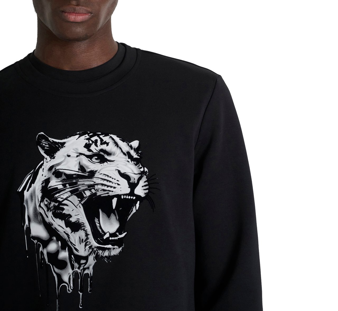 Antony Morato SWEATSHIRT REGULAR FIT Zwart