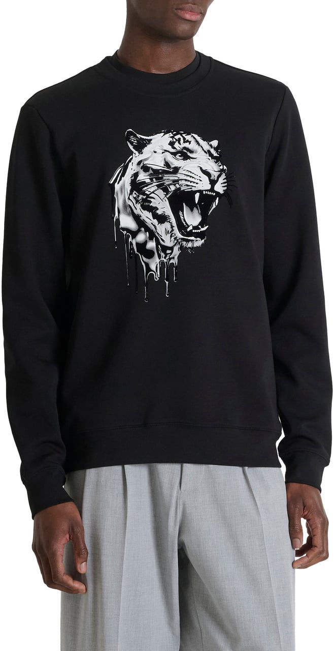 Antony Morato SWEATSHIRT REGULAR FIT Zwart