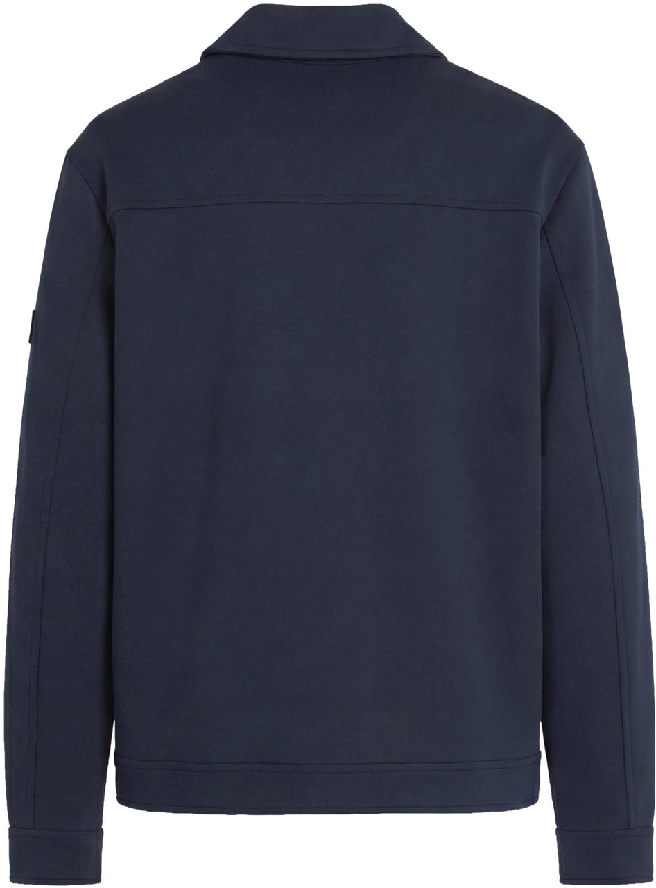 Antony Morato FLEECE SLIM FIT IN BLEND COTTON FABRIC WITH LOGO PLATE Blauw