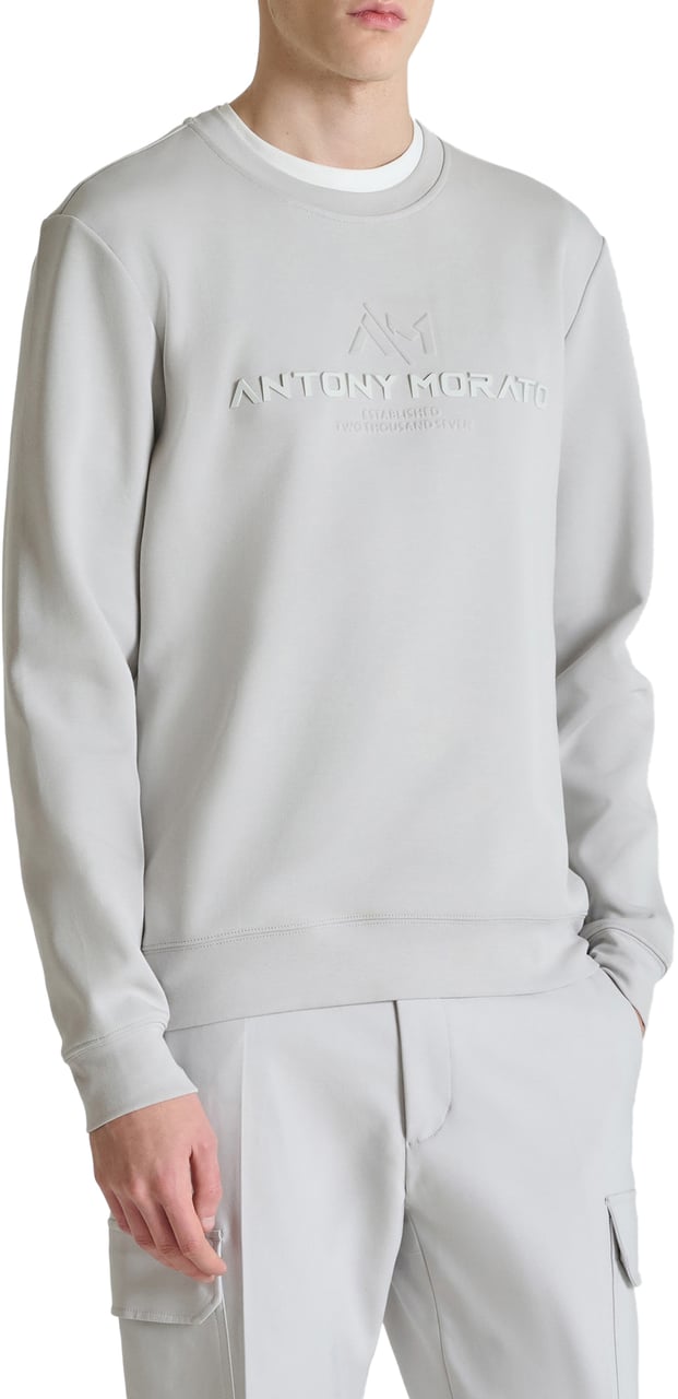 Antony Morato SWEATSHIRT REGULAR FIT WITH  PRINT Wit