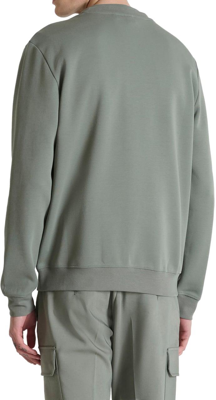 Antony Morato SWEATSHIRT REGULAR FIT WITH  PRINT Groen