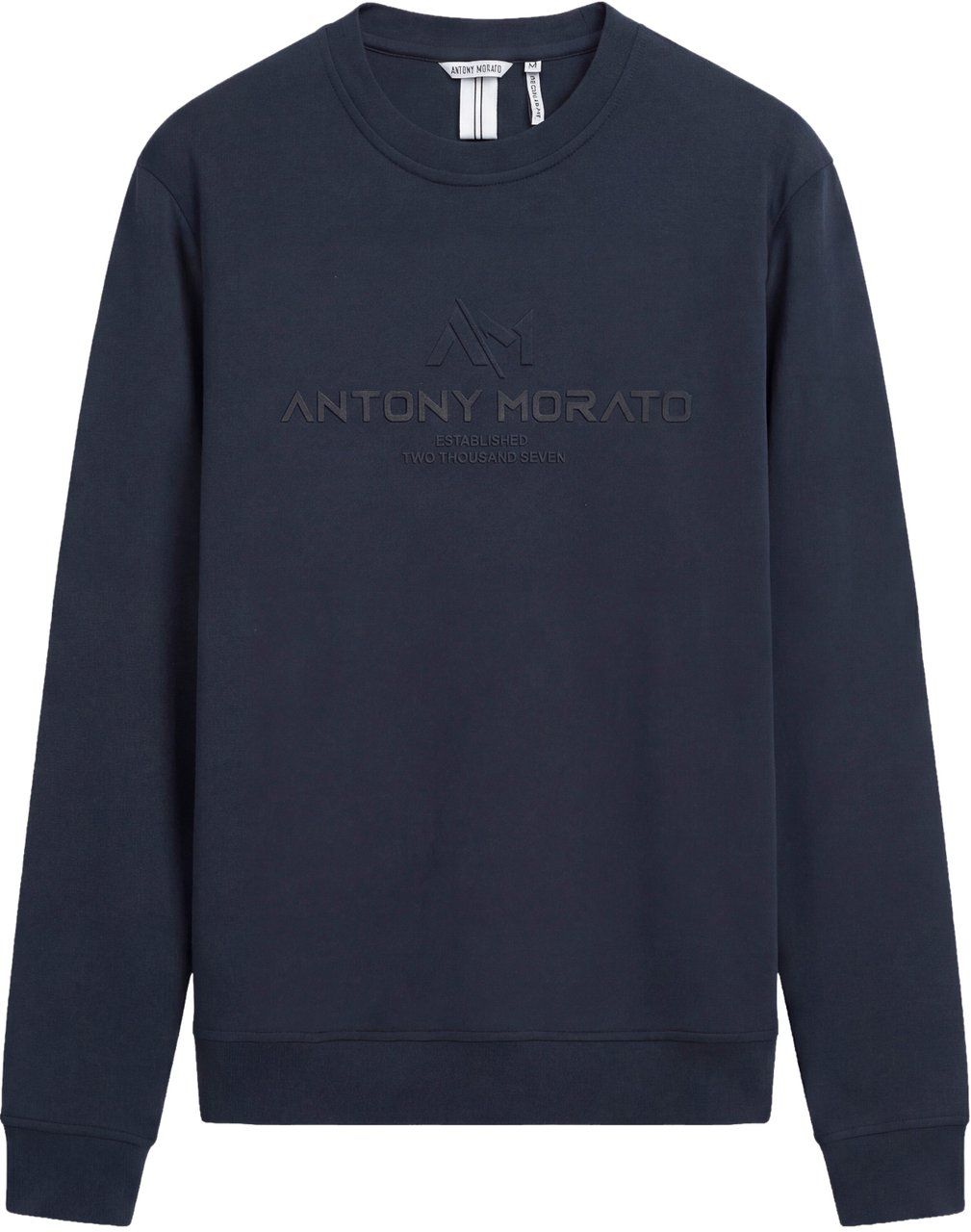 Antony Morato SWEATSHIRT REGULAR FIT WITH  PRINT Blauw