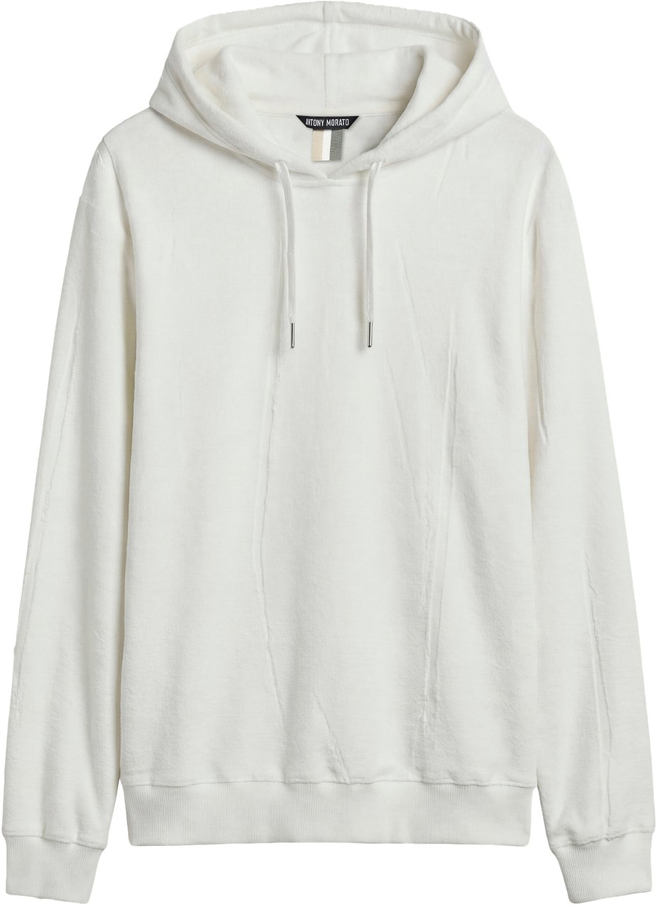 Antony Morato HOODIE RELAXED  FIT IN JAQUARD COTTON Beige