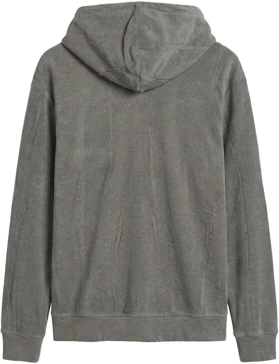 Antony Morato HOODIE RELAXED FIT IN JAQUARD COTTON Groen