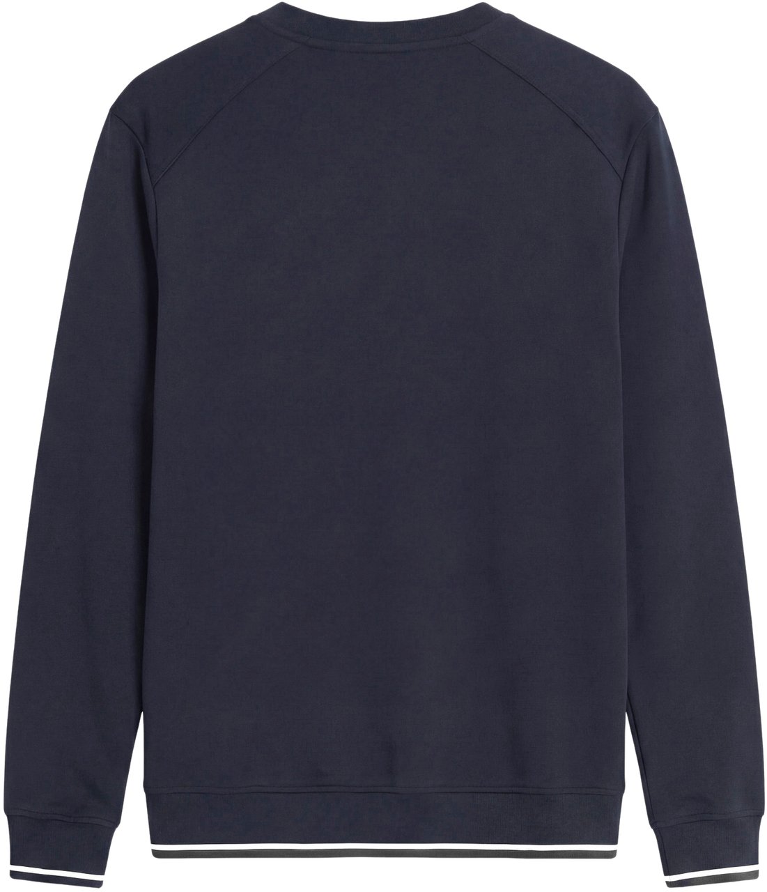 Antony Morato FLEECE REGULAR FIT IN INTRLOCK AND BICOLOR LAYERS LOGO PRINT Blauw