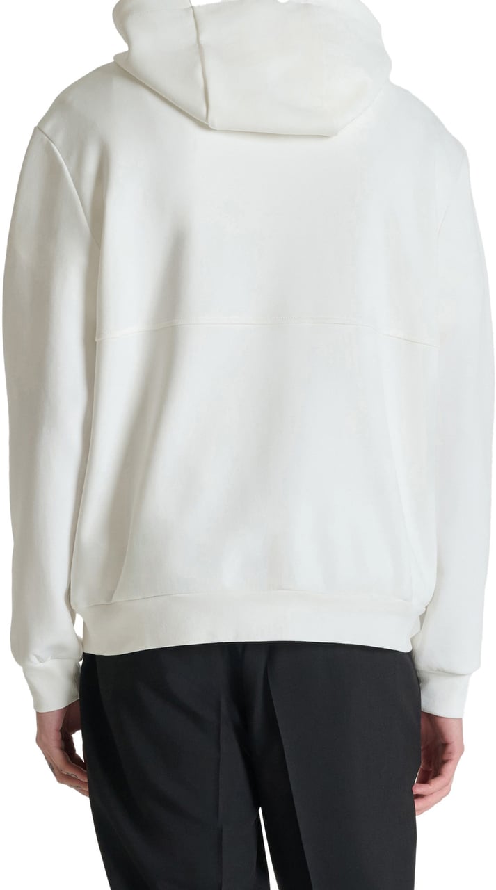 Antony Morato HOODIE RELAXED FIT IN INTERLOCK WITH FOAM PRINT Beige