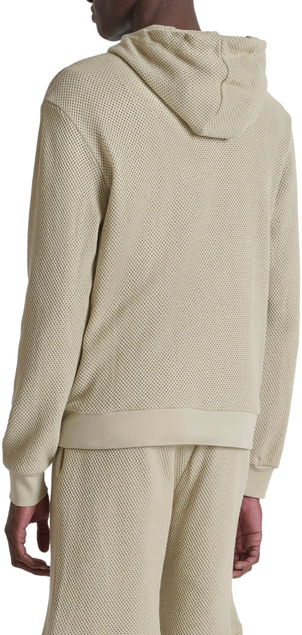 Antony Morato HOODIE RELAXED FIT IN DOBBY WITH EMBROIDERED LOGO Divers