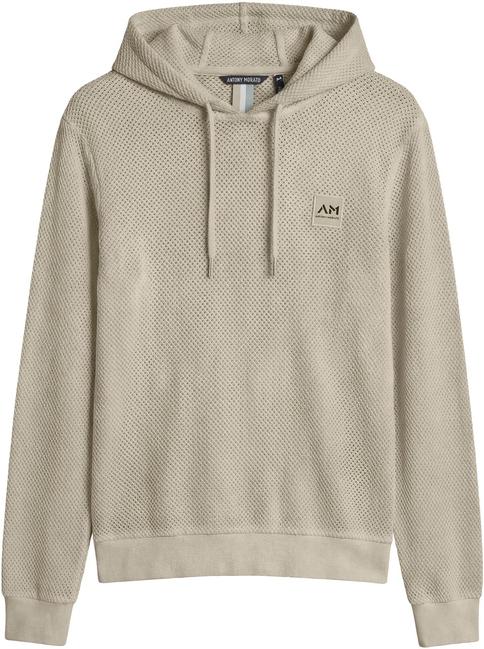 Antony Morato HOODIE RELAXED FIT IN DOBBY WITH EMBROIDERED LOGO Divers
