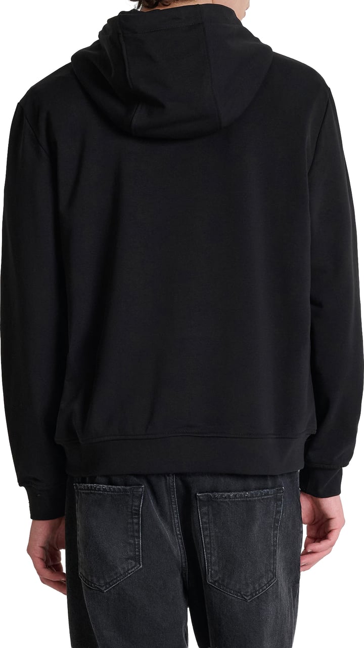 Antony Morato HOODIE RELAXED FIT - EARLY Zwart