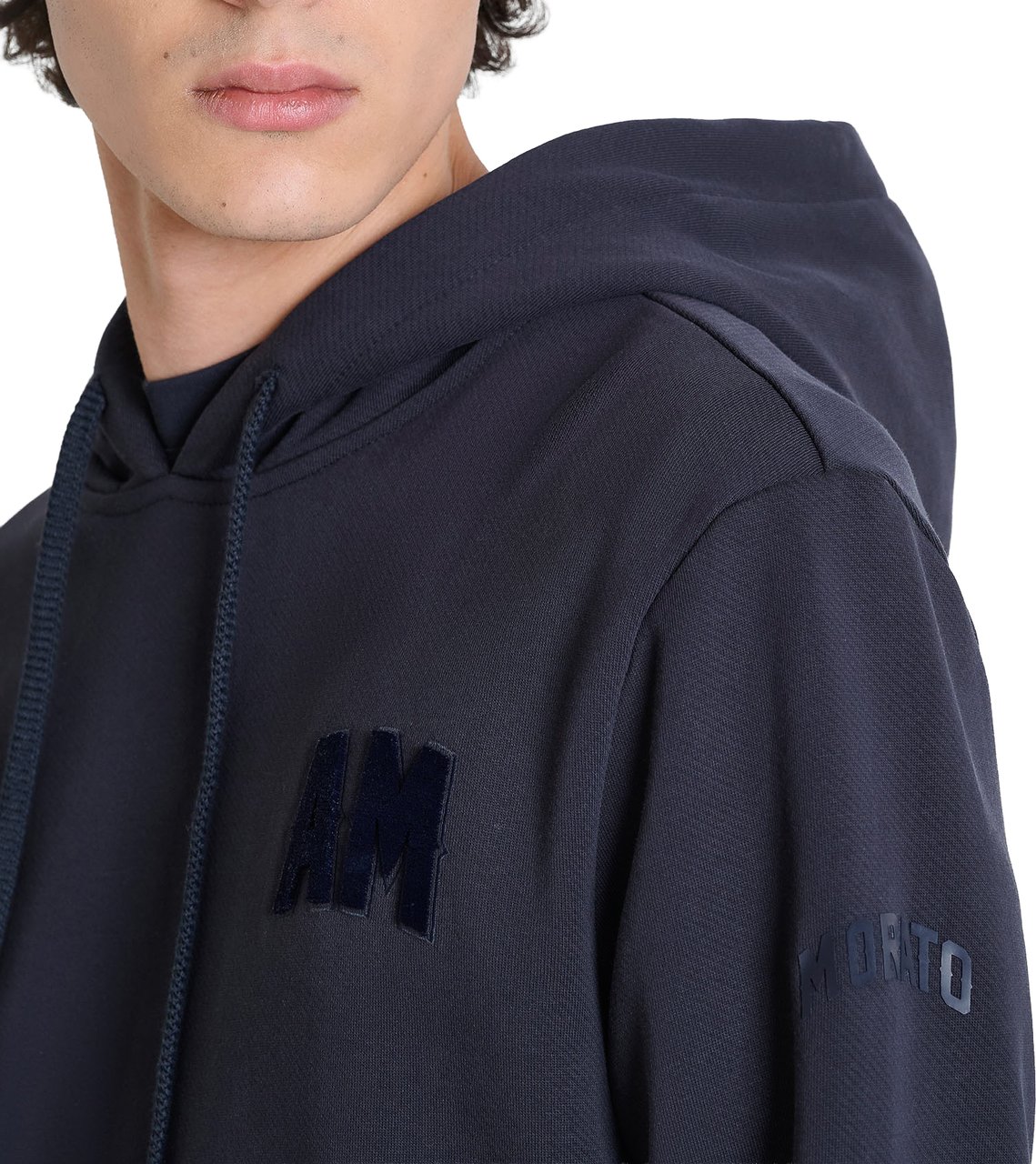 Antony Morato HOODIE RELAXED FIT - EARLY Blauw