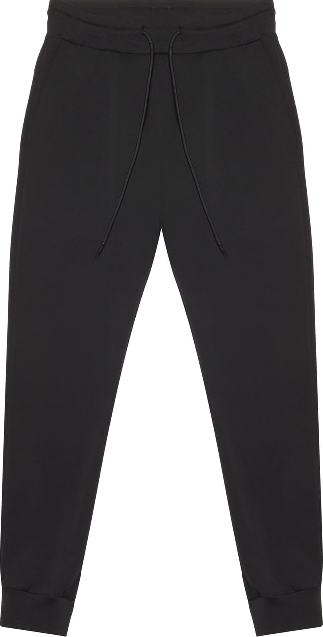 Antony Morato SLIM FIT SWEATPANTS WITH INJECTION-MOLDED RUBBER LOGO PRINT Zwart
