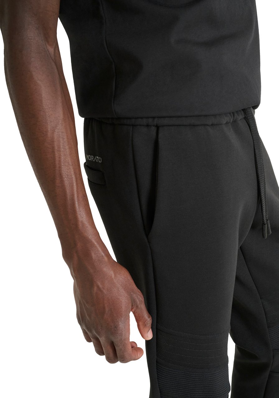 Antony Morato FLEECE TROUSERS SLIM FIT WITH TIGER RUBBER PATCH Zwart