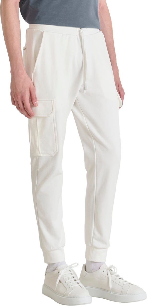 Antony Morato FLEECE TROUSERS REGULAR FIT WITH SIDES POCKETS IN TECHNO FABRIC Beige