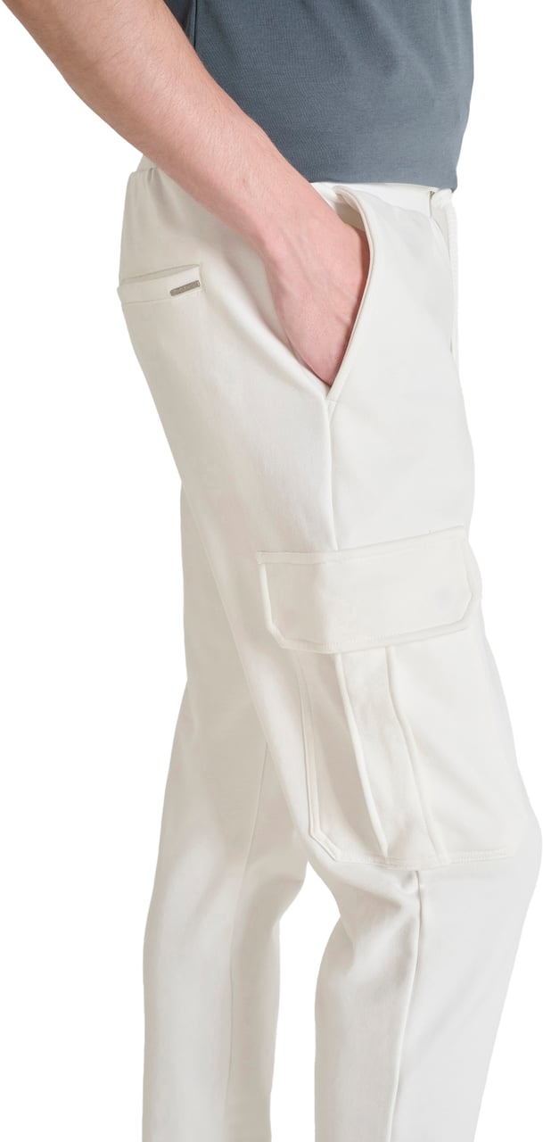 Antony Morato FLEECE TROUSERS REGULAR FIT WITH SIDES POCKETS IN TECHNO FABRIC Beige