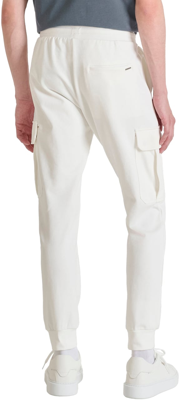 Antony Morato FLEECE TROUSERS REGULAR FIT WITH SIDES POCKETS IN TECHNO FABRIC Beige