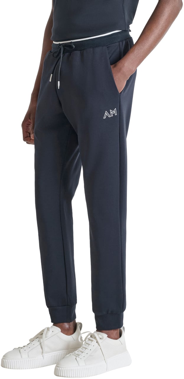 Antony Morato PANTALONE FELPA REGULAR FIT IN INTERLOCK COTTON BLEND Blauw