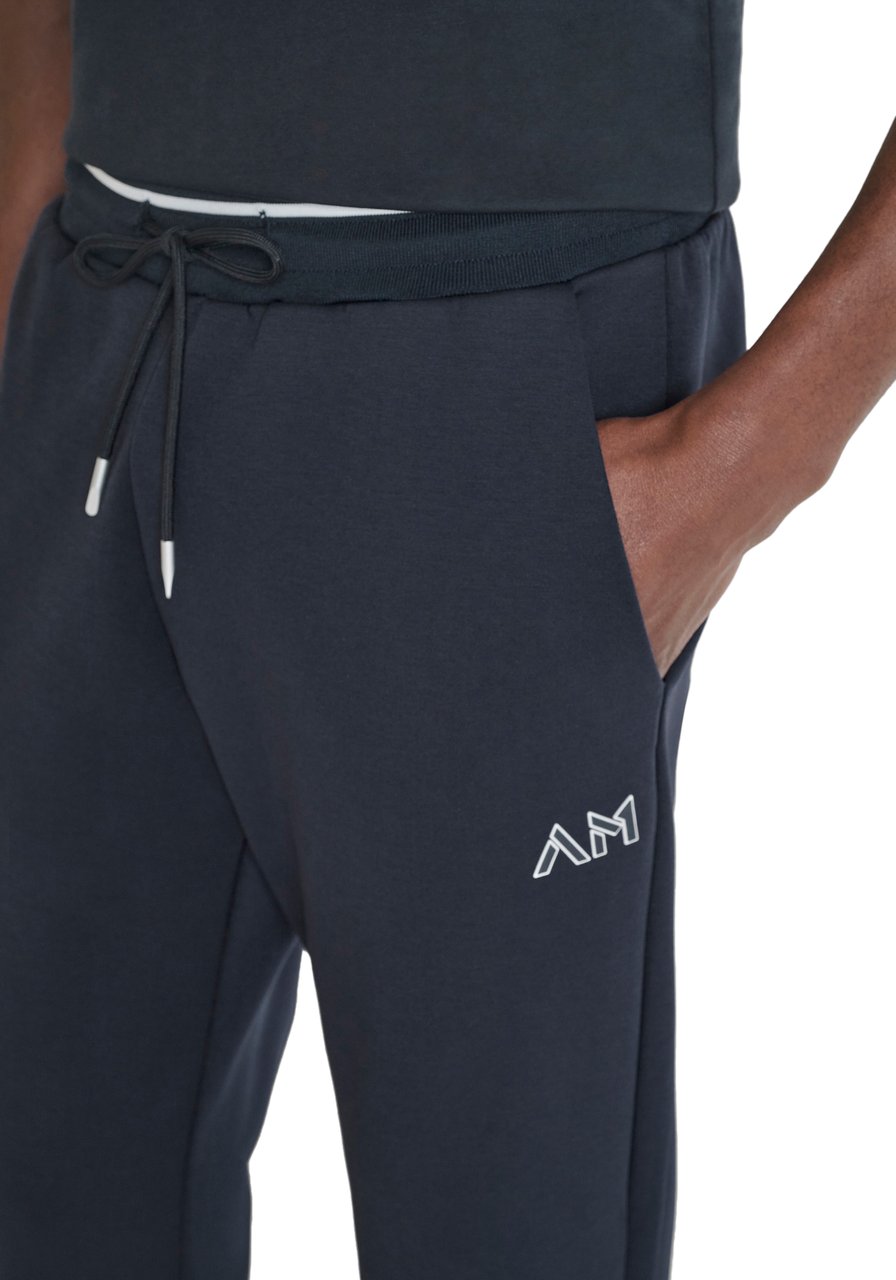 Antony Morato PANTALONE FELPA REGULAR FIT IN INTERLOCK COTTON BLEND Blauw