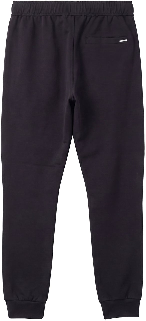 Antony Morato TROUSERS SLIM FIT IN INTERLOCK WITH RIB ON LEGS AND METAL PLATE ON BACK POCKET Zwart