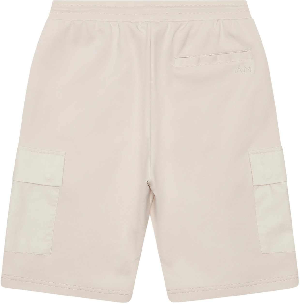 Antony Morato FLEECE SHORTS REGULAR FIT IN INTERLOCK COTTON BLEND FABRIC WITH EMBROIDERED LOGO Beige