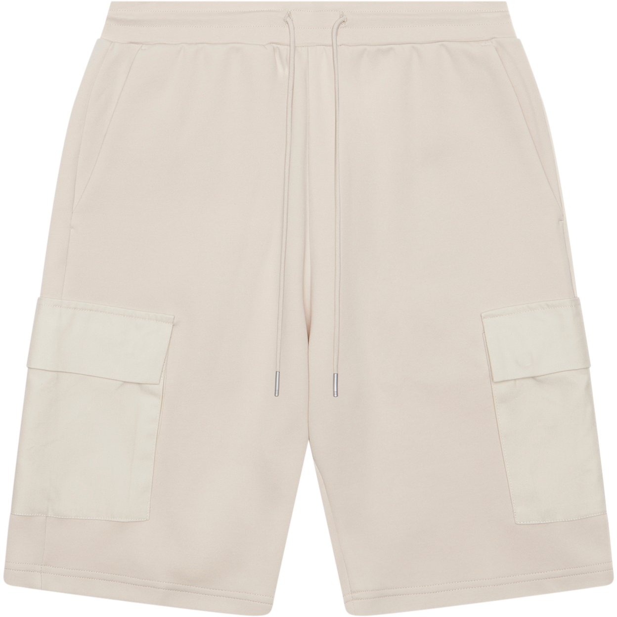 Antony Morato FLEECE SHORTS REGULAR FIT IN INTERLOCK COTTON BLEND FABRIC WITH EMBROIDERED LOGO Beige