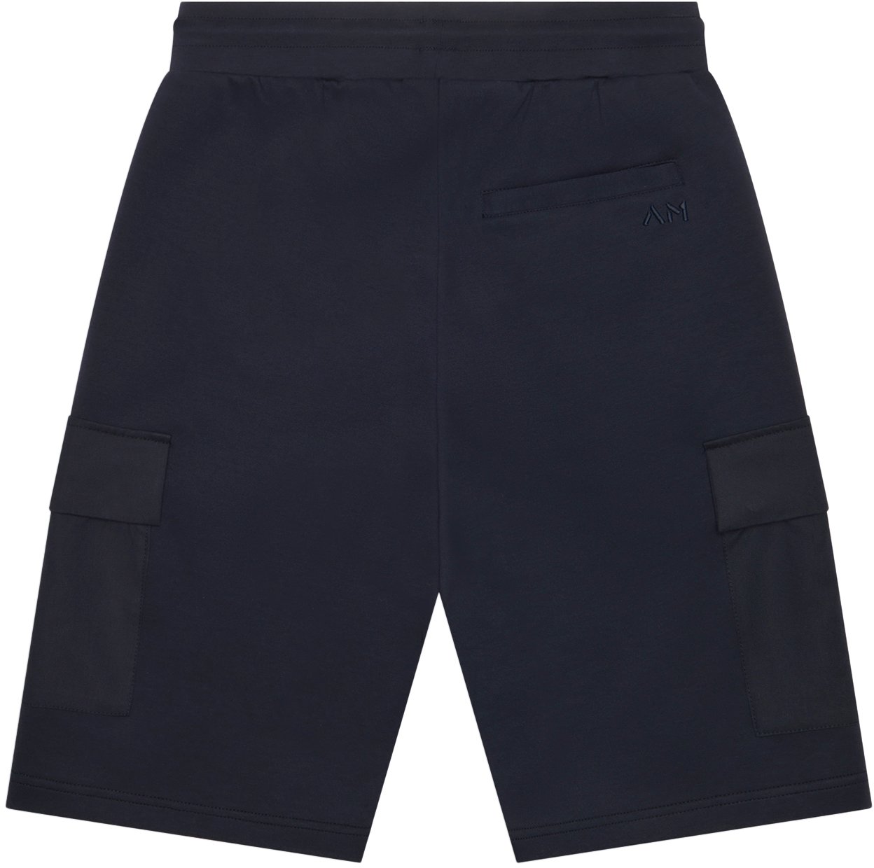 Antony Morato FLEECE SHORTS REGULAR FIT IN INTERLOCK COTTON BLEND FABRIC WITH EMBROIDERED LOGO Blauw