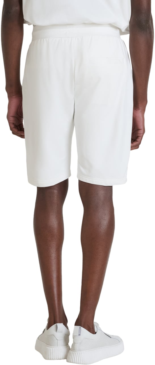 Antony Morato FLEECE SHORTS REGULAR FIT IN SUSTAINABLE COTTON BLEND FABRIC WITH EMBROIDERED LOGO Beige