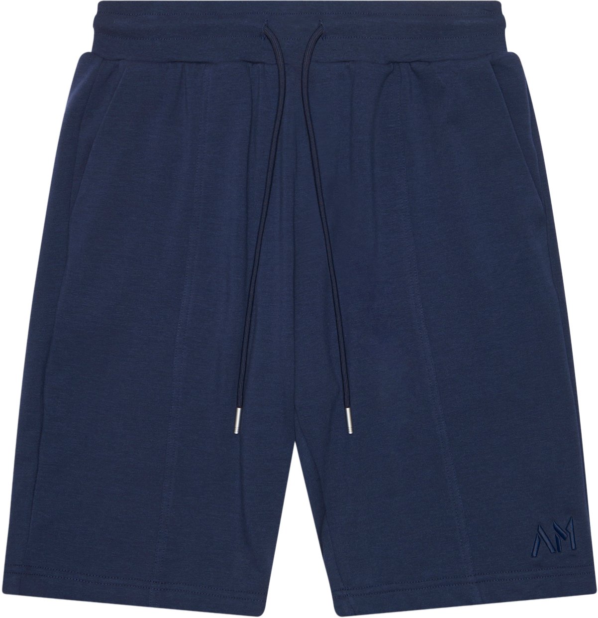 Antony Morato FLEECE SHORTS REGULAR FIT IN SUSTAINABLE COTTON BLEND FABRIC WITH EMBROIDERED LOGO Blauw