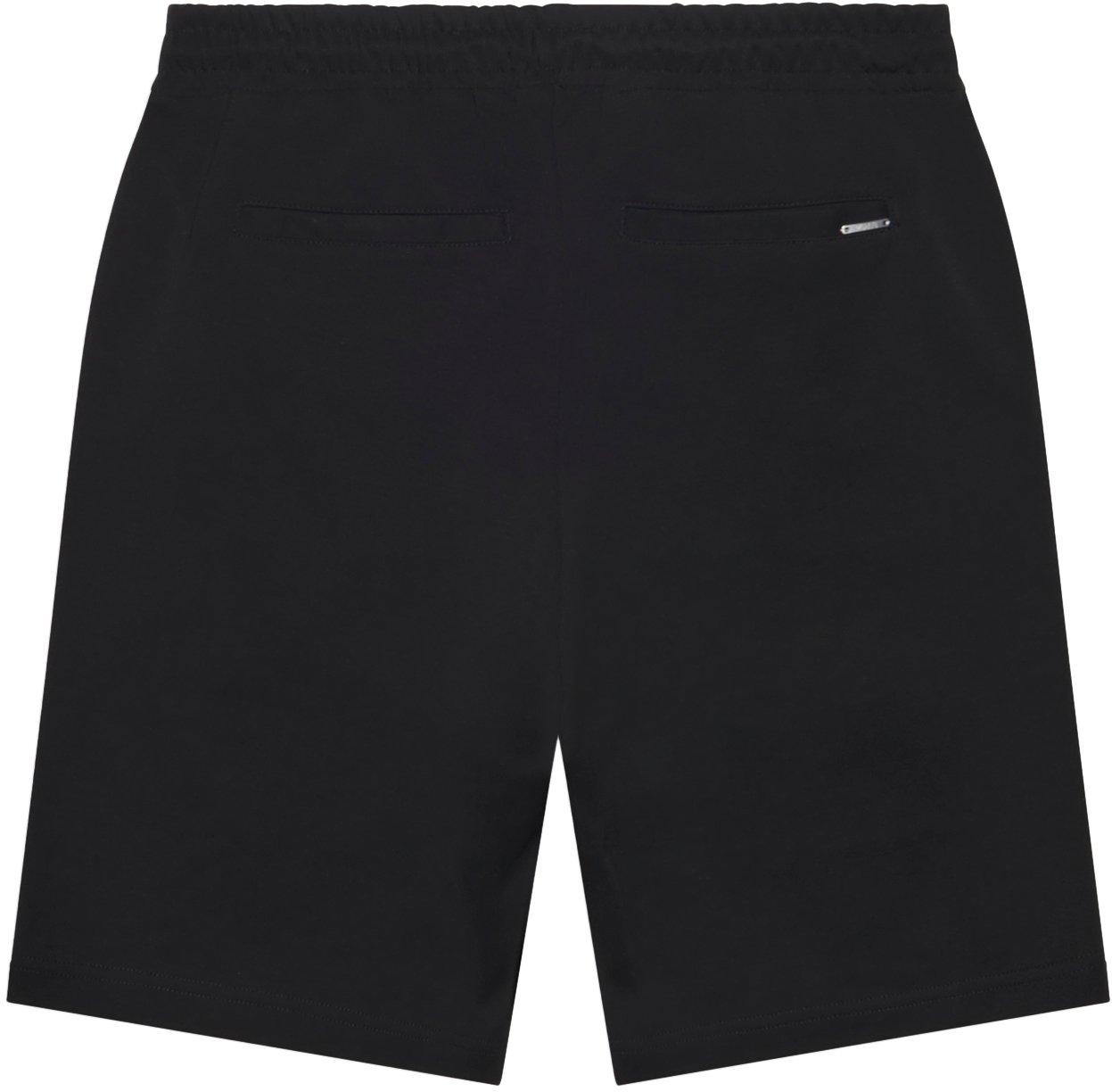 Antony Morato FLEECE SHORTS CARROT FIT IN INTERLOCK COTTON BLEND FABRIC WITH EMBROIDERED LOGO Zwart