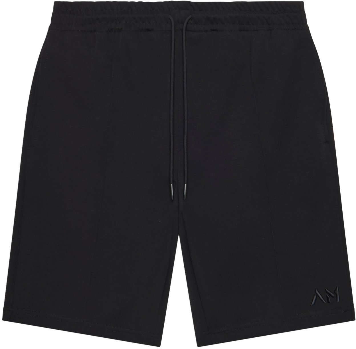 Antony Morato FLEECE SHORTS CARROT FIT IN INTERLOCK COTTON BLEND FABRIC WITH EMBROIDERED LOGO Zwart