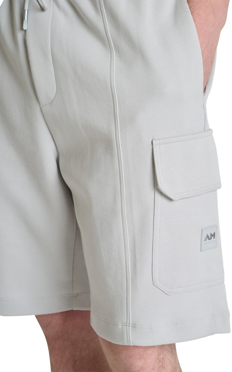 Antony Morato SHORTS REGULAR FIT IN INTERLOCK WITH PATCH WITH LOGO Wit