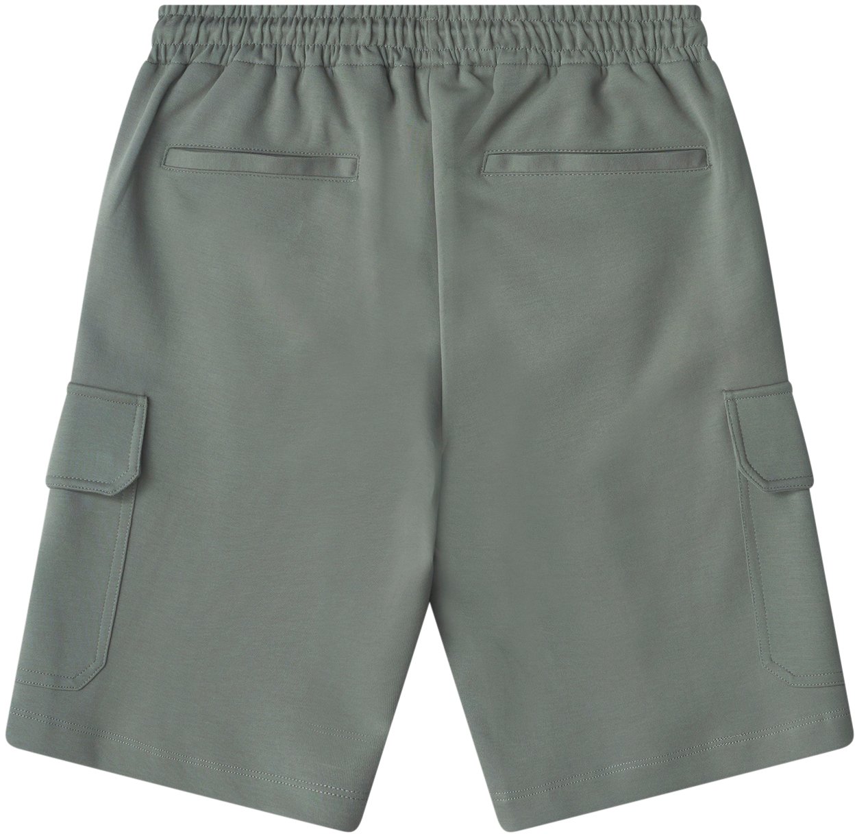 Antony Morato SHORTS REGULAR FIT IN INTERLOCK WITH PATCH WITH LOGO Groen