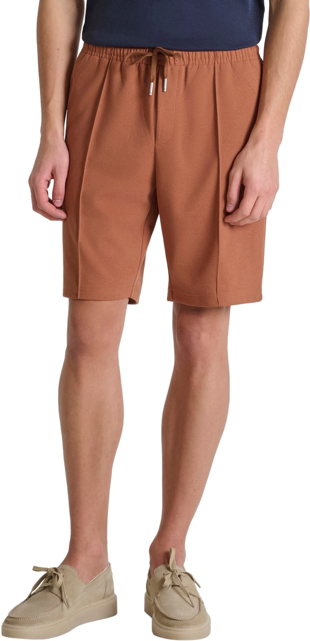 Antony Morato FLEECE SHORTS CODY REGULAR FIT WITH LOGOED  BADGE Divers
