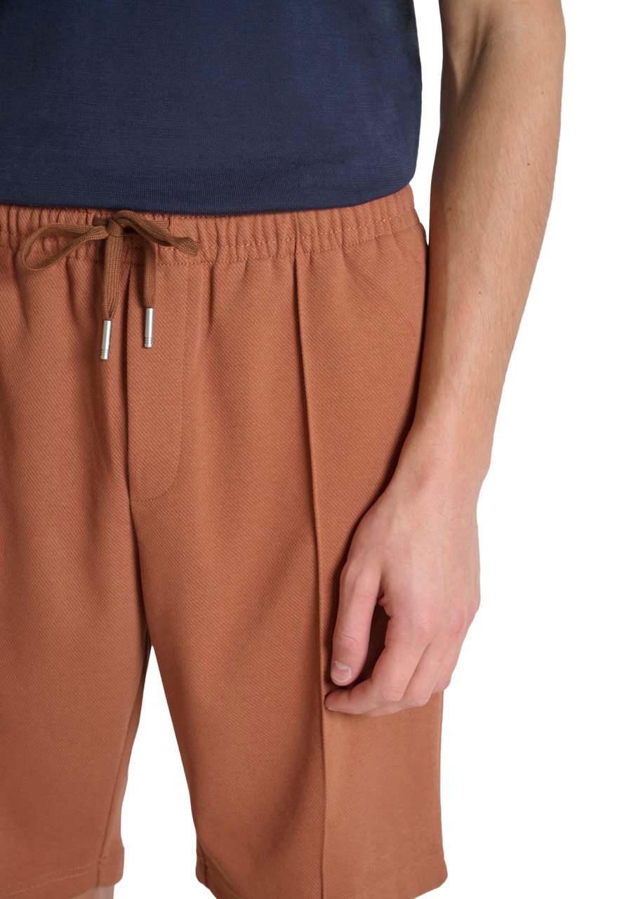 Antony Morato FLEECE SHORTS CODY REGULAR FIT WITH LOGOED  BADGE Divers