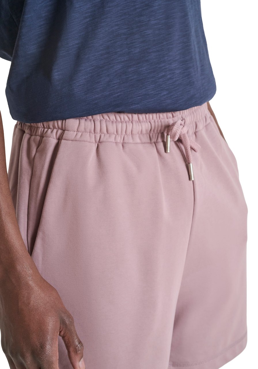 Antony Morato SHORTS REGULAR FIT IN SOFT FLEECE WITH FOAM LOGO PRINT FABRIC Roze