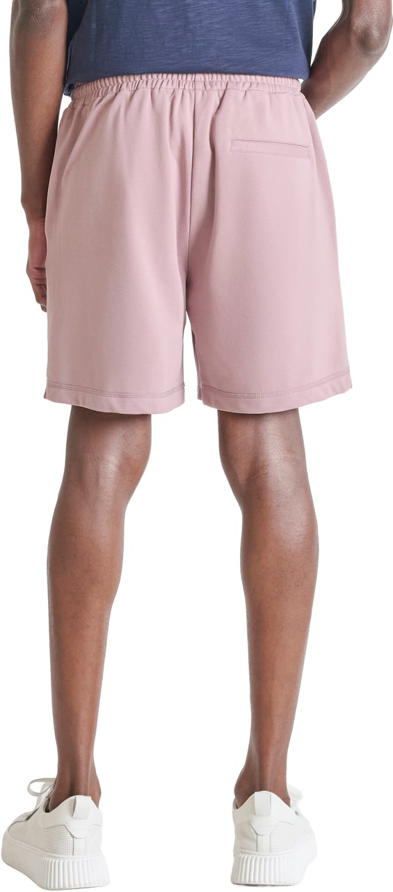Antony Morato SHORTS REGULAR FIT IN SOFT FLEECE WITH FOAM LOGO PRINT FABRIC Roze