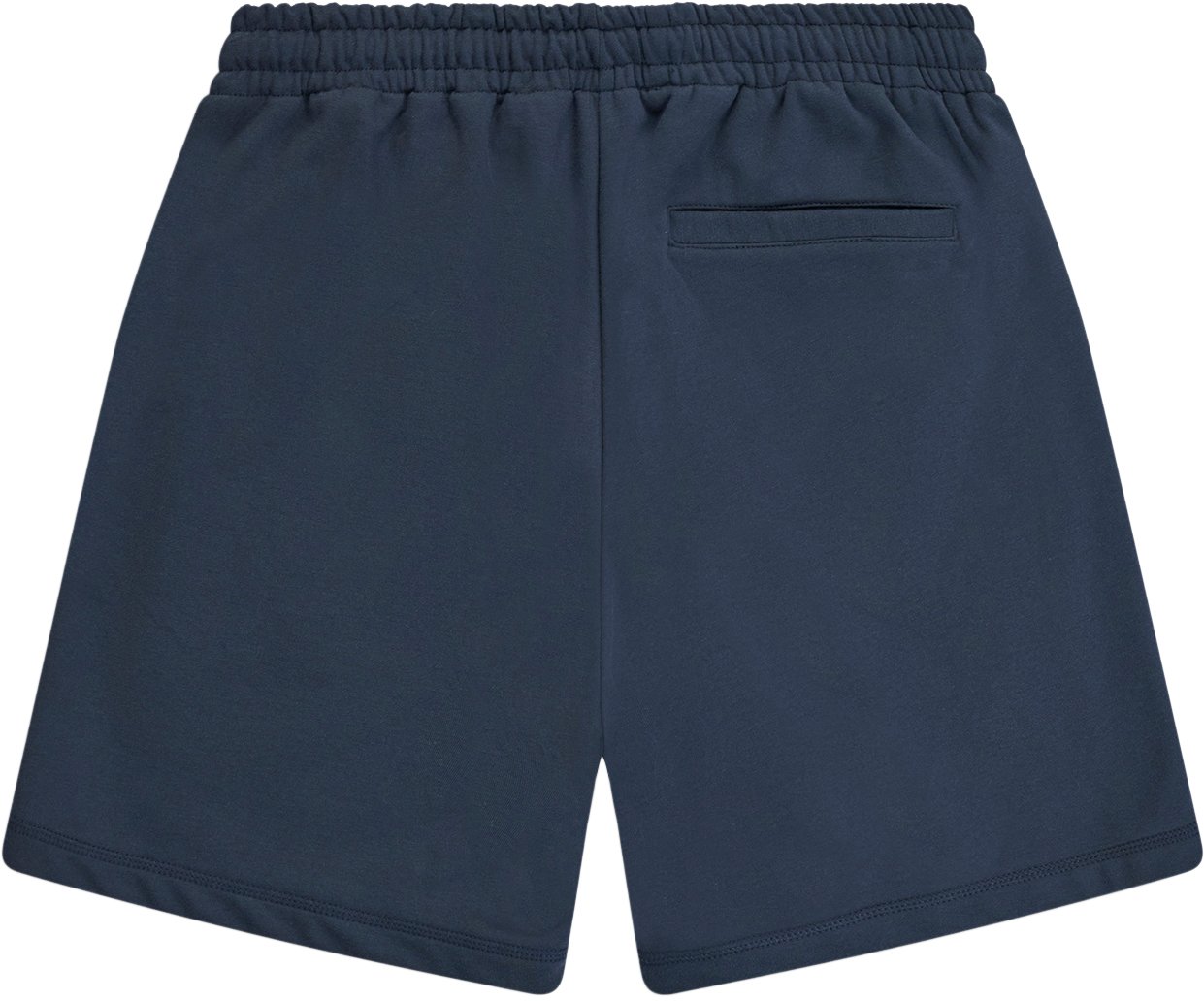 Antony Morato SHORTS REGULAR FIT IN SOFT FLEECE  WITH FOAM LOGO PRINT FABRIC Blauw
