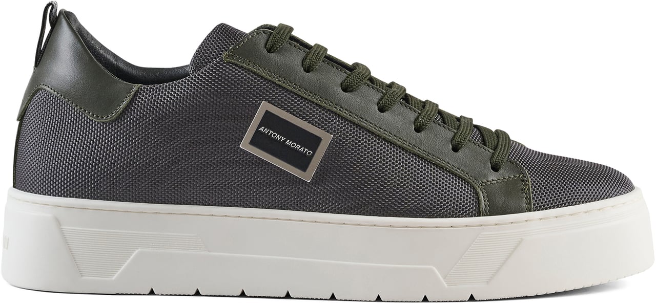 Antony Morato SNEAKER BOLD TRIMS.3D LOGO PLATE.PLATFORM SOLE Groen
