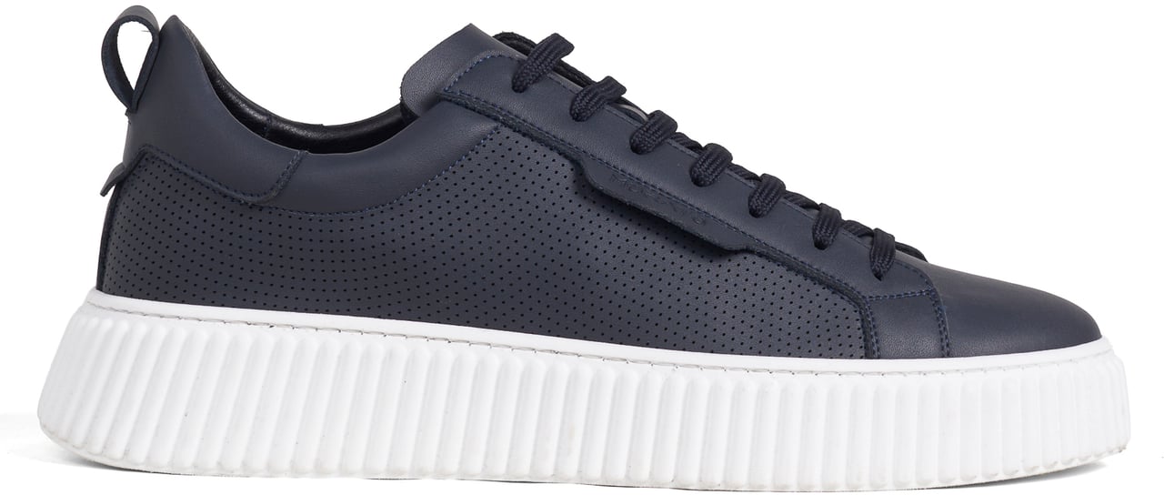 Antony Morato SNEAKER SOFT HOPPER UNLINED.PLATFORM SOLE WITH 3D CORDON MOTIF Blauw