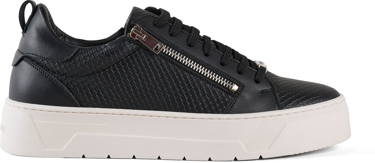 Antony Morato SNEAKER ZIPPER.DOUBLE OPENING.METAL LOOP.PLATFORM SOLE Zwart