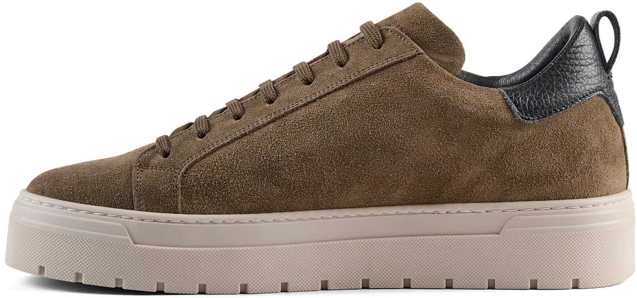 Antony Morato SNEAKER BOLD IN SUEDE.3D LOGO PLATE.PLATFORM SOLE Bruin